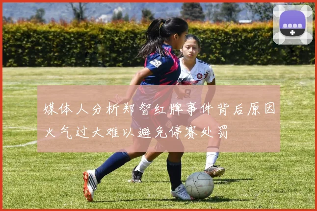 媒体人分析郑智红牌事件背后原因火气过大难以避免停赛处罚